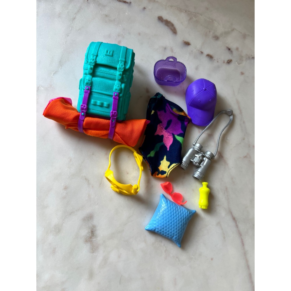 Barbie Fashion Doll Accessory Camping Outdoor Themed Lot